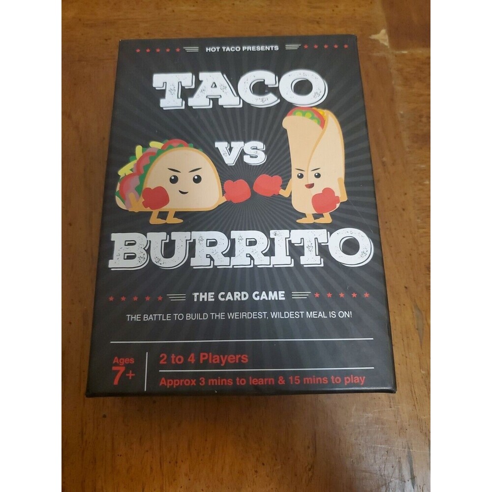 Taco vs Burrito - The Wildly Popular Surprisingly Strategic Card Game Party Game